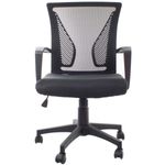 cadeira para escritório latcor giratório preto jao4025-black