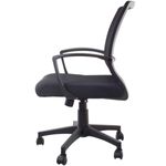 cadeira para escritório latcor giratório preto jao4025-black