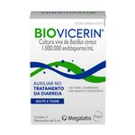 biovicerin 1.000.000 endósporo/ml suspensão oral 2 flaconetes 5 ml geyer
