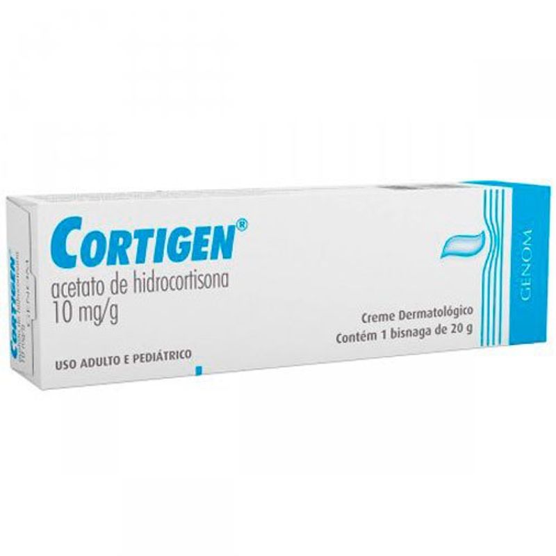 cortigen 10mg/g creme dermatológico 20g união química similar