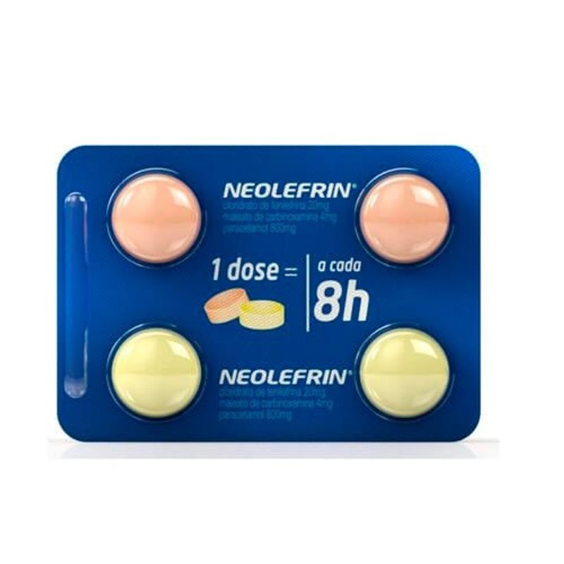 neolefrin 400+20mg,400+ 4mg 4 comprimidos neo quimica similar
