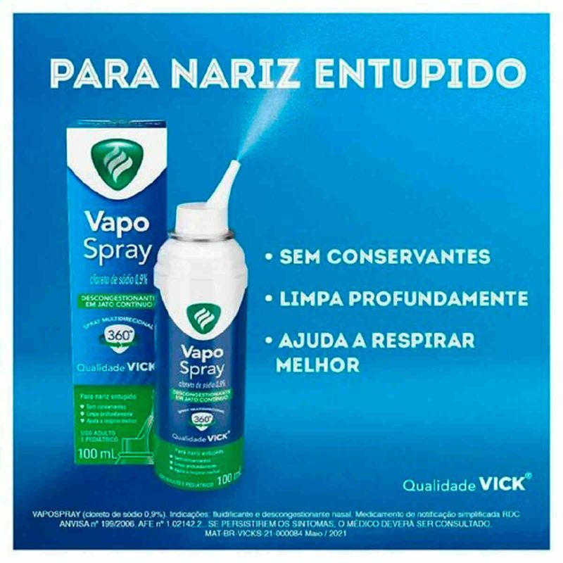 vick vapo spray descongestionante nasal frasco 100ml p&g similar