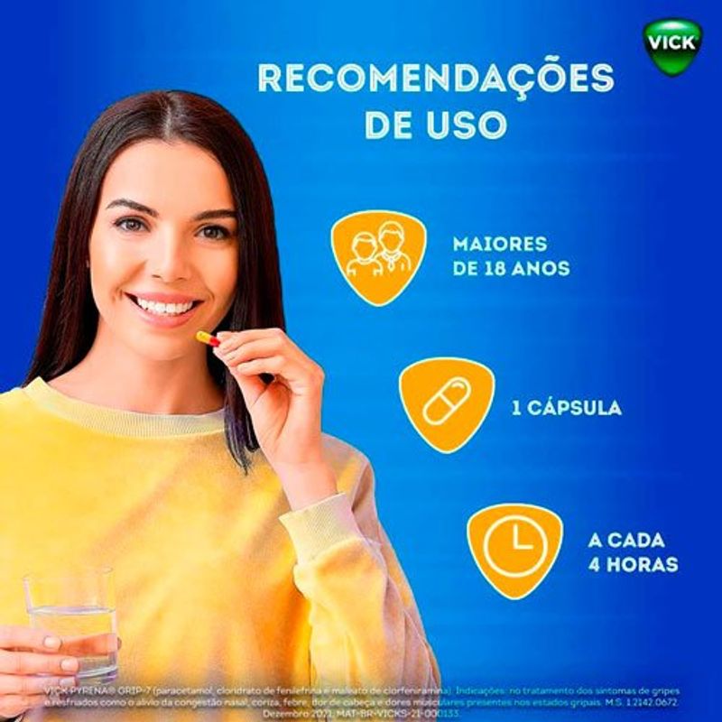 vick pyrena grip-7 com 5 cápsulas p&g similar