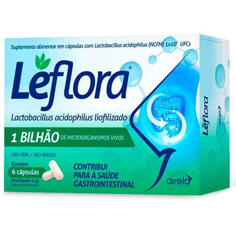 leflora 1 bilhão 6 cápsulas airela