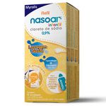 nasoar infantil 0,9% solução nasal refil 15 envelopes myralis