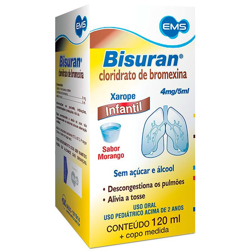bisuran 0,8mg/ml xarope infantil 120ml