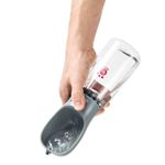 garrafa portátil fisher-price para pet com filtro de carvão water to go 550ml cinza - pp260