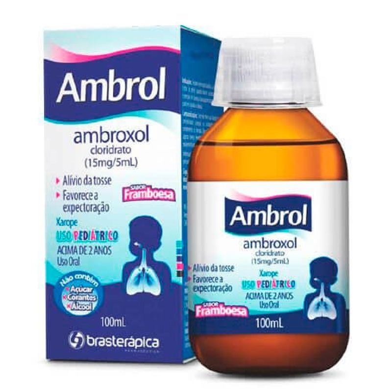 ambrol 15mg/5ml xarope pediátrico 100ml