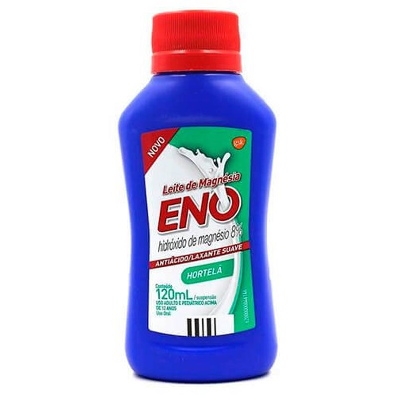 leite de magnésia eno sabor hortelã 120ml