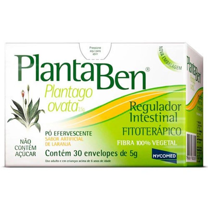 plantaben 3,5g sabor laranja 30 envelopes