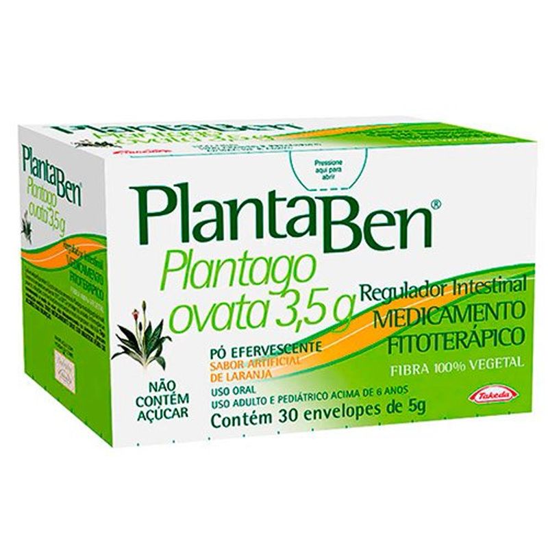 plantaben 3,5g sabor laranja 30 envelopes