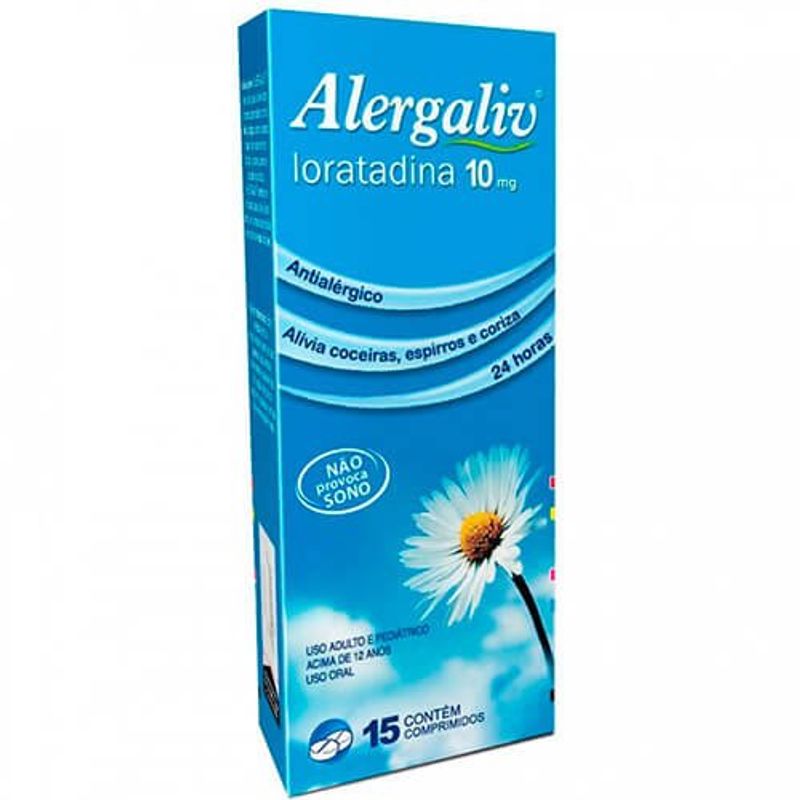 alergaliv 10mg 15 comprimidos
