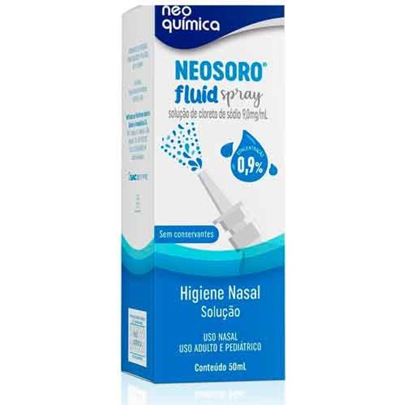 neosoro fluid spray 0.9% 50ml neo quimica