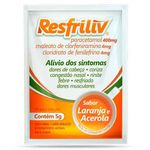 resfriliv 400+4+4mg 1 envelope sabor laranja e acerola geolab