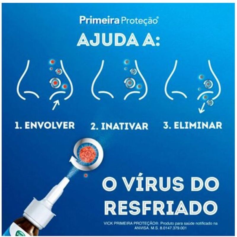 vick primeira proteção spray nasal 15ml