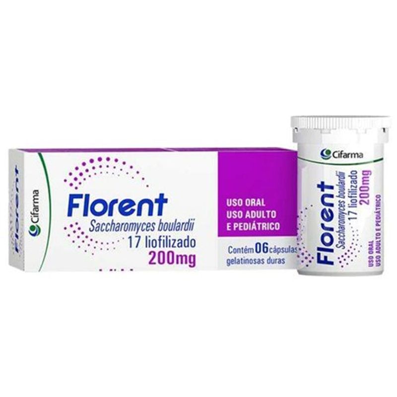 florent 200mg 6 cápsulas
