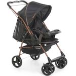 carrinho galzerano milano reversível ii preto cobre - 1016