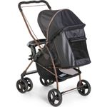 carrinho galzerano milano reversível ii preto cobre - 1016