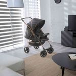 carrinho galzerano milano reversível ii preto cobre - 1016