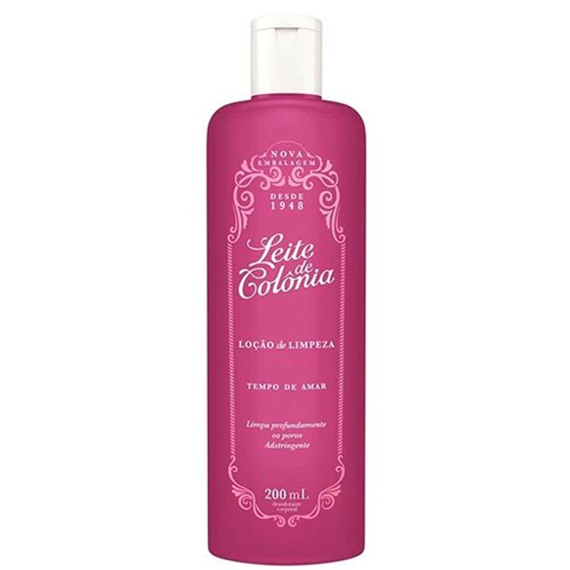 leite de colônia tempo amar 200ml