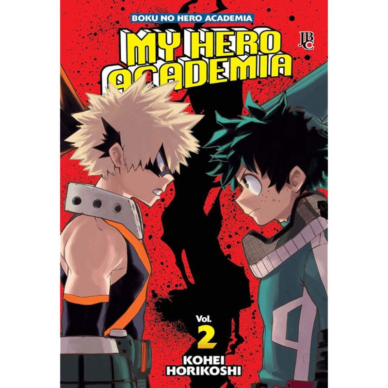 livro my hero academia boku no hero volume 02 mangá - jbc (mp)