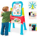 lousa mágica multikids dupla face 2 em 1 studio play & learn