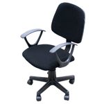 cadeira para escritório giratório latcor preto lc004-2