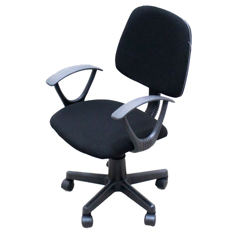 cadeira para escritório giratório latcor preto lc004-2