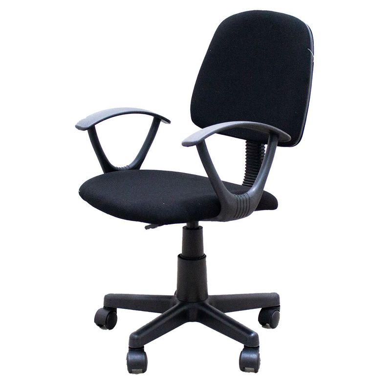 cadeira para escritório giratório latcor preto lc004-2
