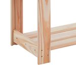 estante multiuso de madeira tramontina modulare 2 prateleiras pinus natural 91622016