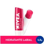 protetor labial nivea com cor cereja shine 4,8g