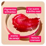 protetor labial nivea com cor cereja shine 4,8g