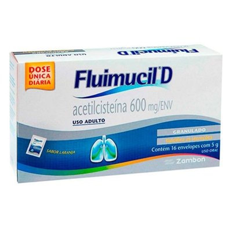 fluimucil 600mg 16 envelopes