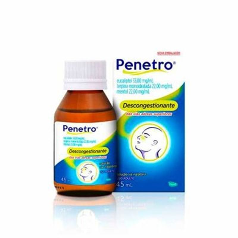 penetro 22+33+22mg/ml 45ml solução inalatória