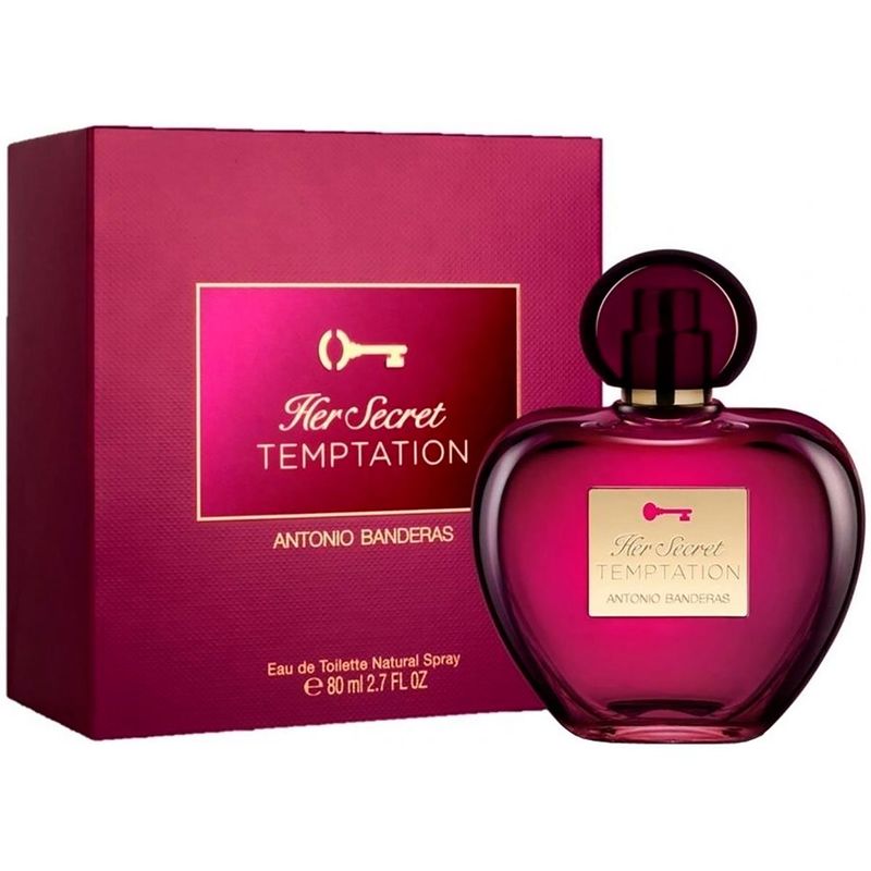 perfume feminino antonio banderas her secret temptation 80ml