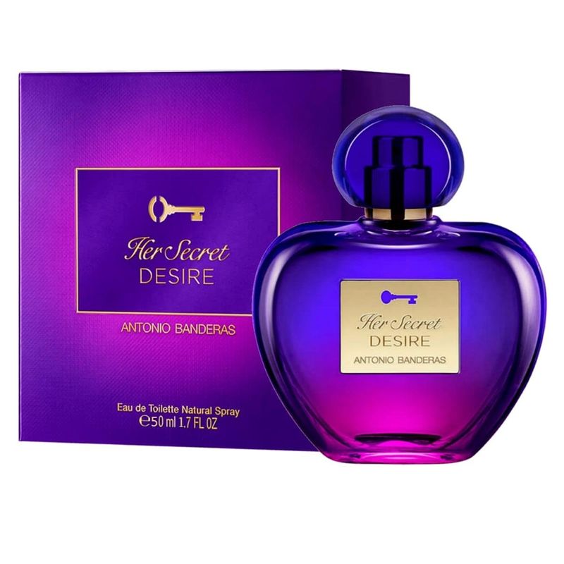 perfume antonio banderas her secret desire eau de toilette 50ml