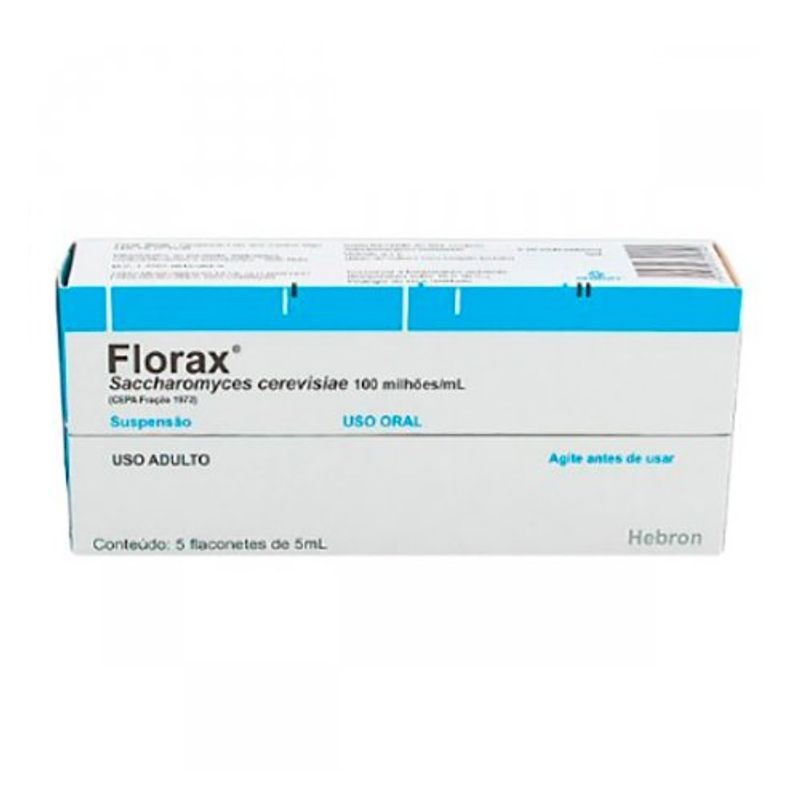 florax adulto suspensão oral cx com 5 flaconetes de 5ml