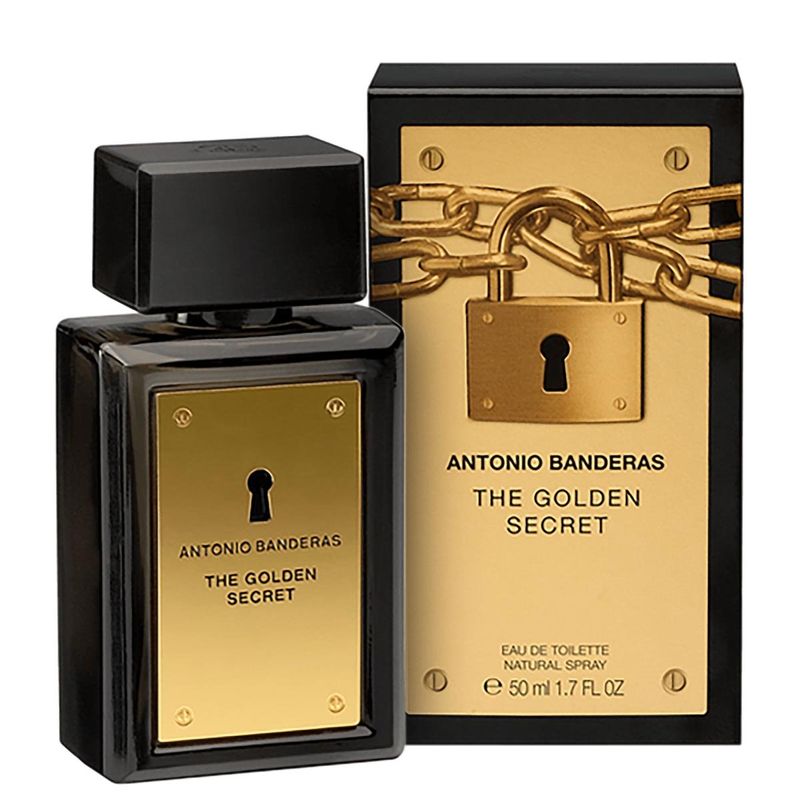 perfume the golden secret antonio banderas masculino 50ml