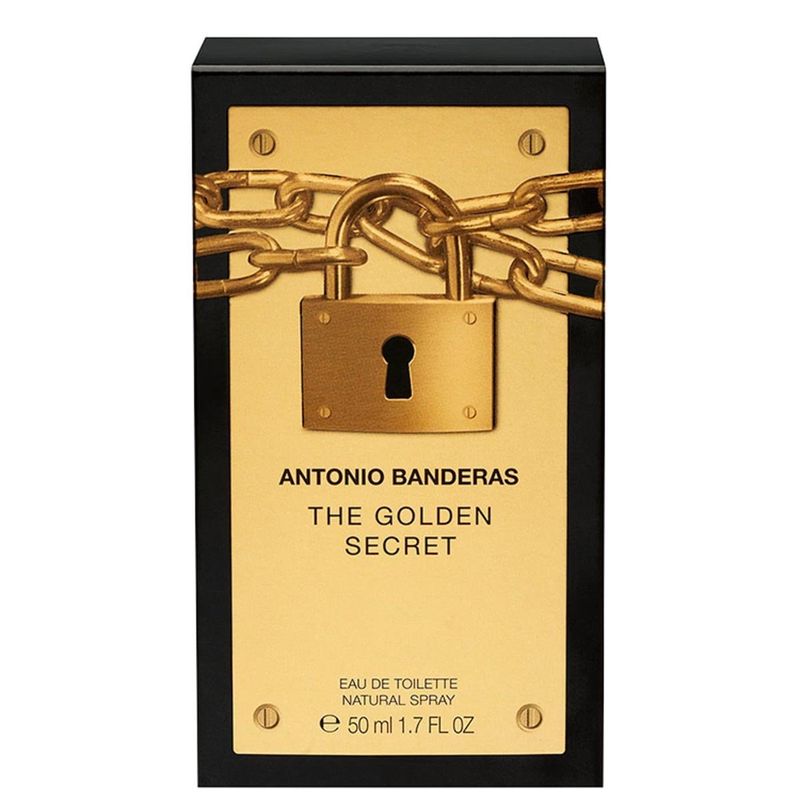 perfume the golden secret antonio banderas masculino 50ml