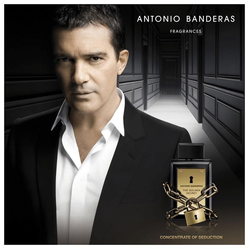 perfume the golden secret antonio banderas masculino 50ml