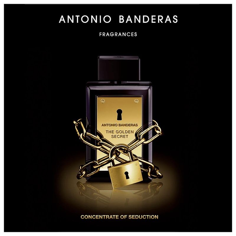 perfume the golden secret antonio banderas masculino 50ml