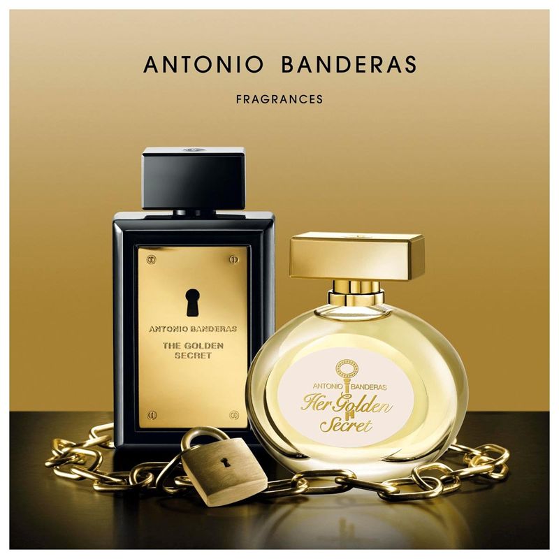 perfume the golden secret antonio banderas masculino 50ml
