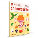 papel a4 rymo chamequinho amarelo 75gr com 100 folhas - 2300001