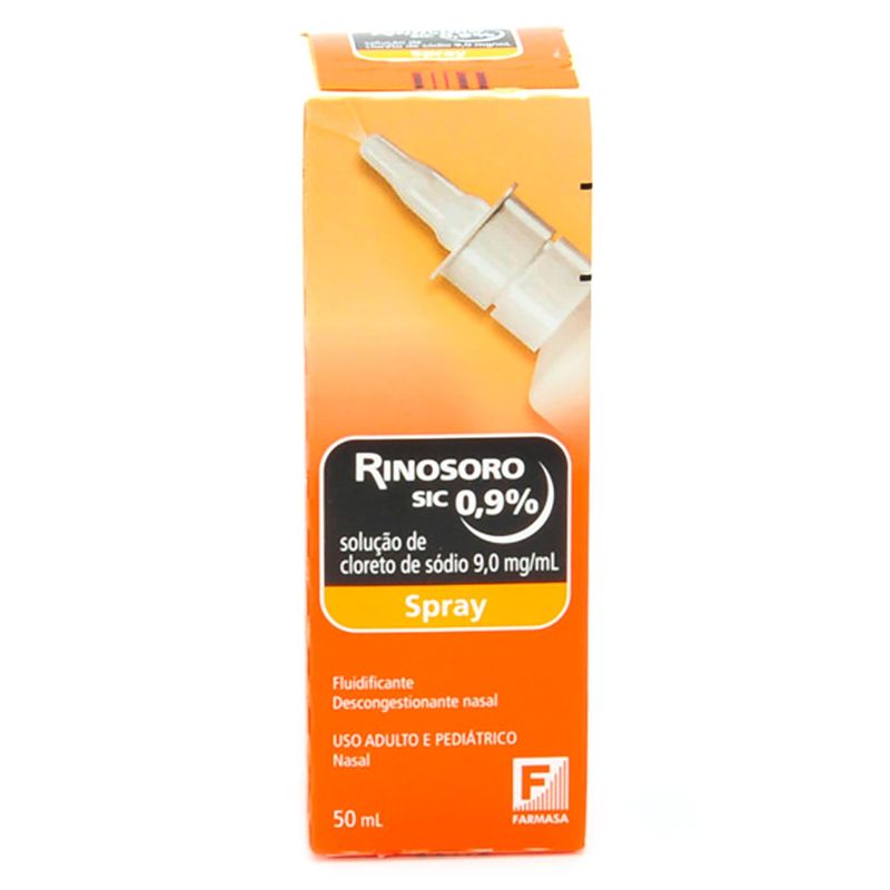 rinosoro sic 9mg/ml s fr 50ml solução nasal
