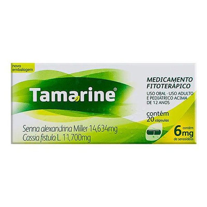 tamarine 6mg 20 cápsulas cosmed