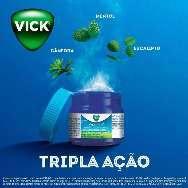 descongestionante vick vaporub 30g
