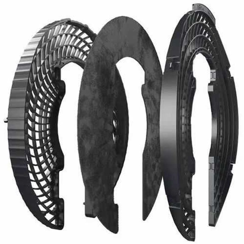 filtro mallory 40cm air filter ventilador mesa e coluna preto