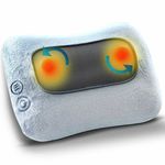 almofada massageadora relaxmedic shiatsu cinza