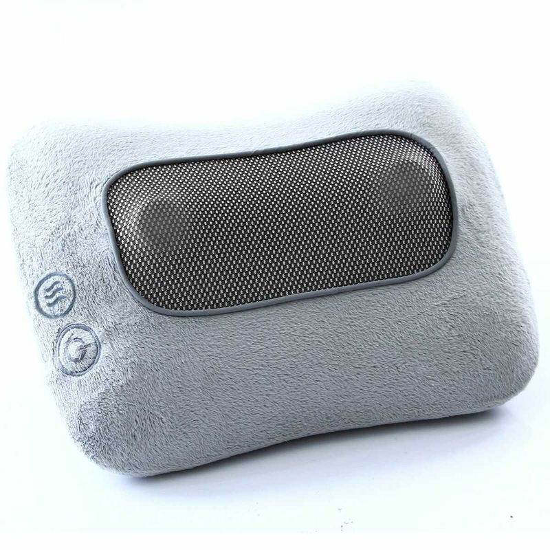 almofada massageadora relaxmedic shiatsu cinza