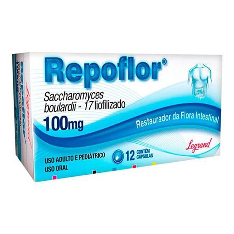 repoflor 100mg 12 cápsulas